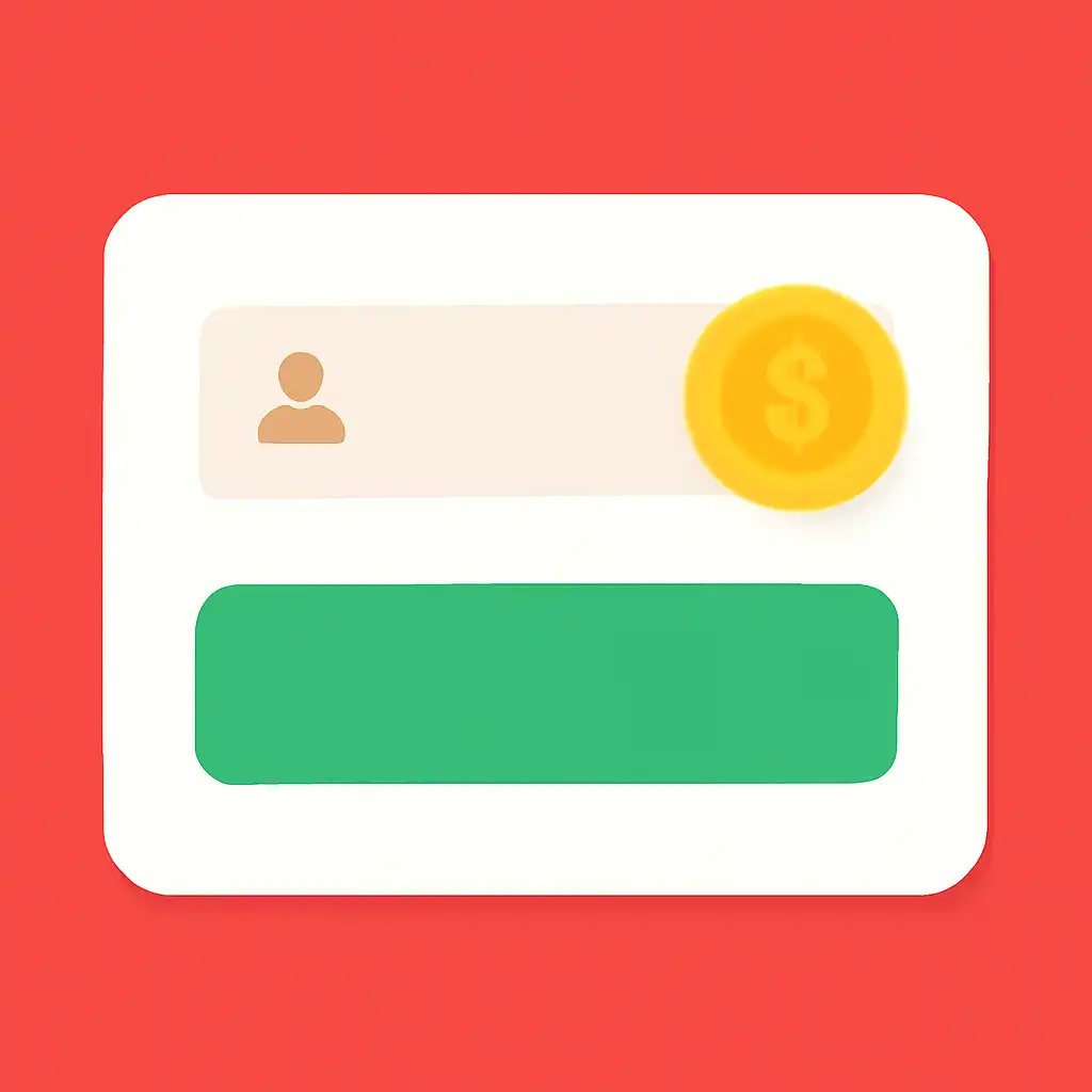 Close-up of button or form field for making a first deposit, Gogo Rummy