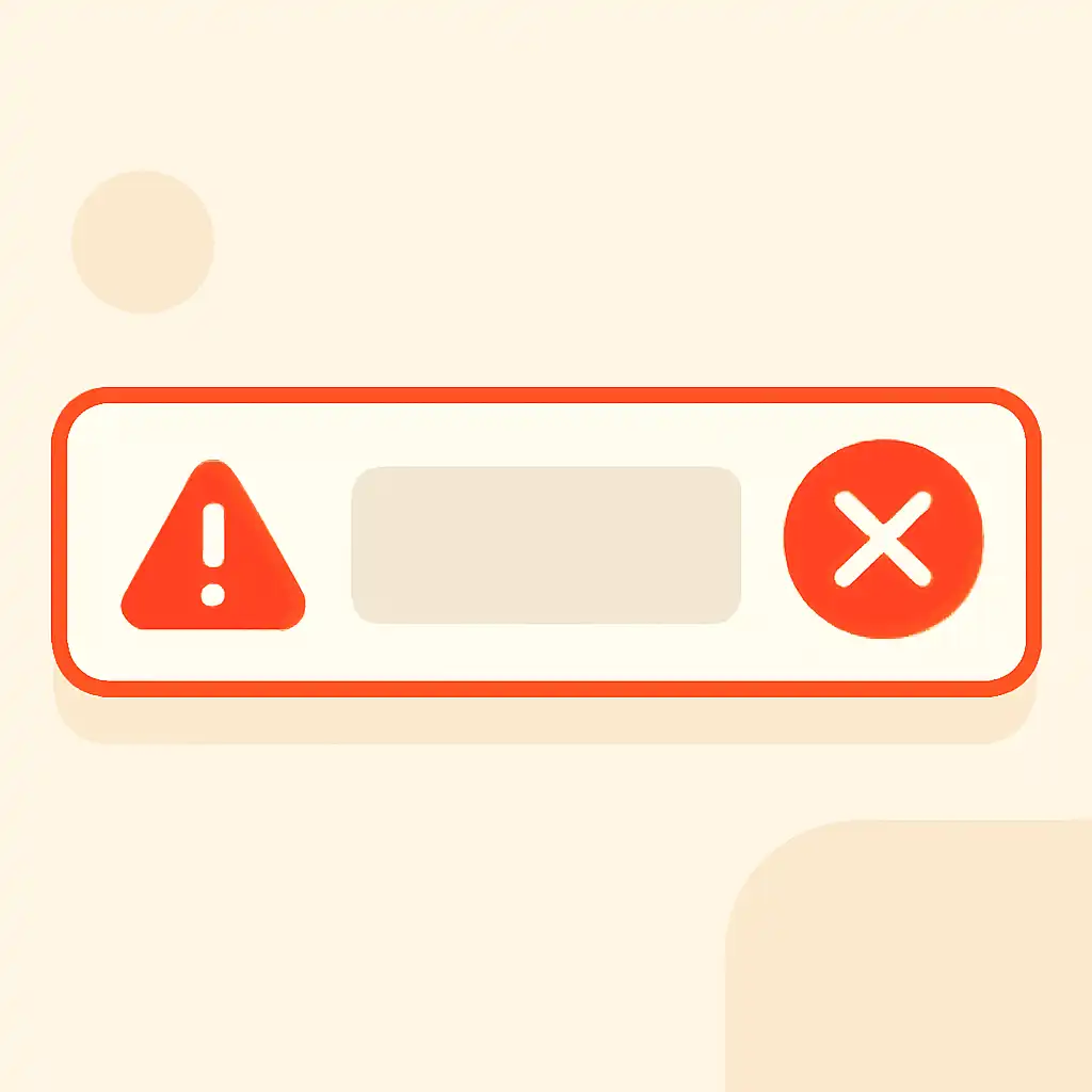 Close-up of button or form field for common beginner mistakes, Gogo Rummy