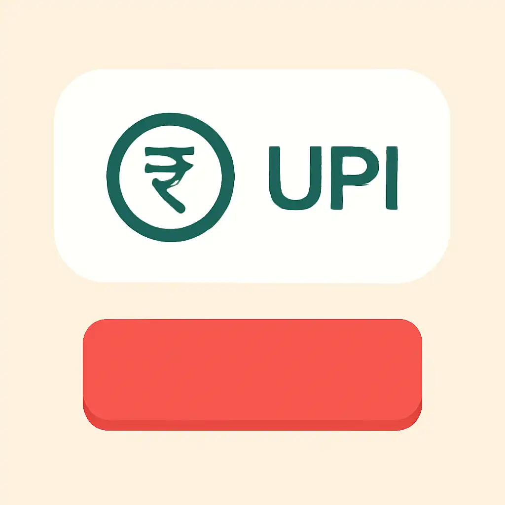 Close-up of button or form field for upi deposits, Gogo Rummy