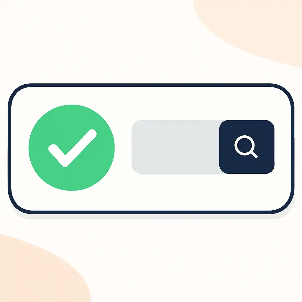 Close-up of button or form field for checking results, Gogo Rummy