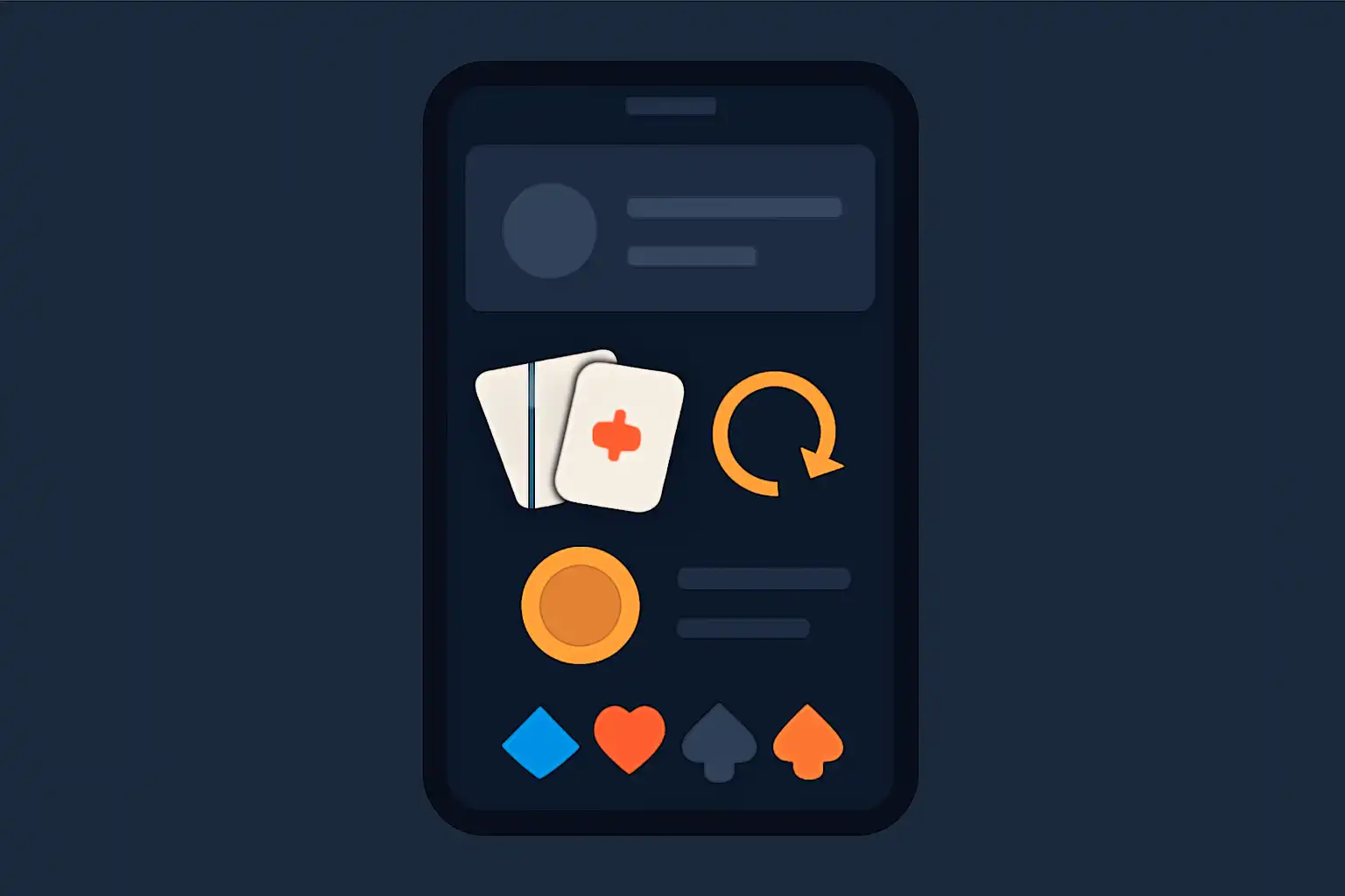 Detail screen: basic rules, mobile screen, Gogo Rummy