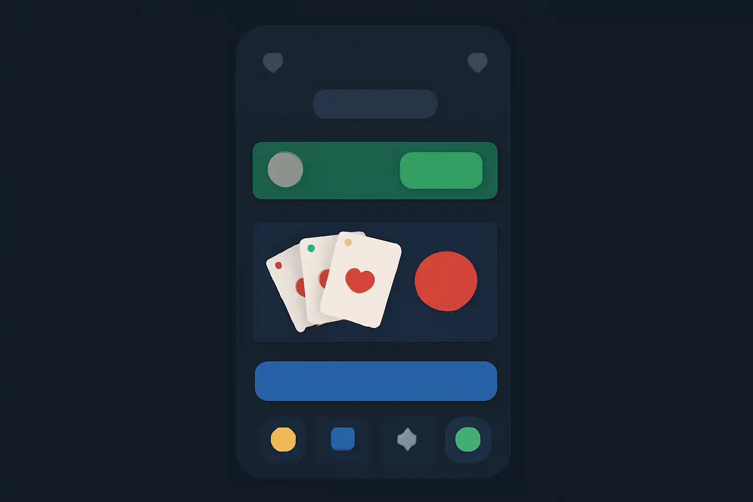 Detail screen: skipping the rules, mobile screen, Gogo Rummy