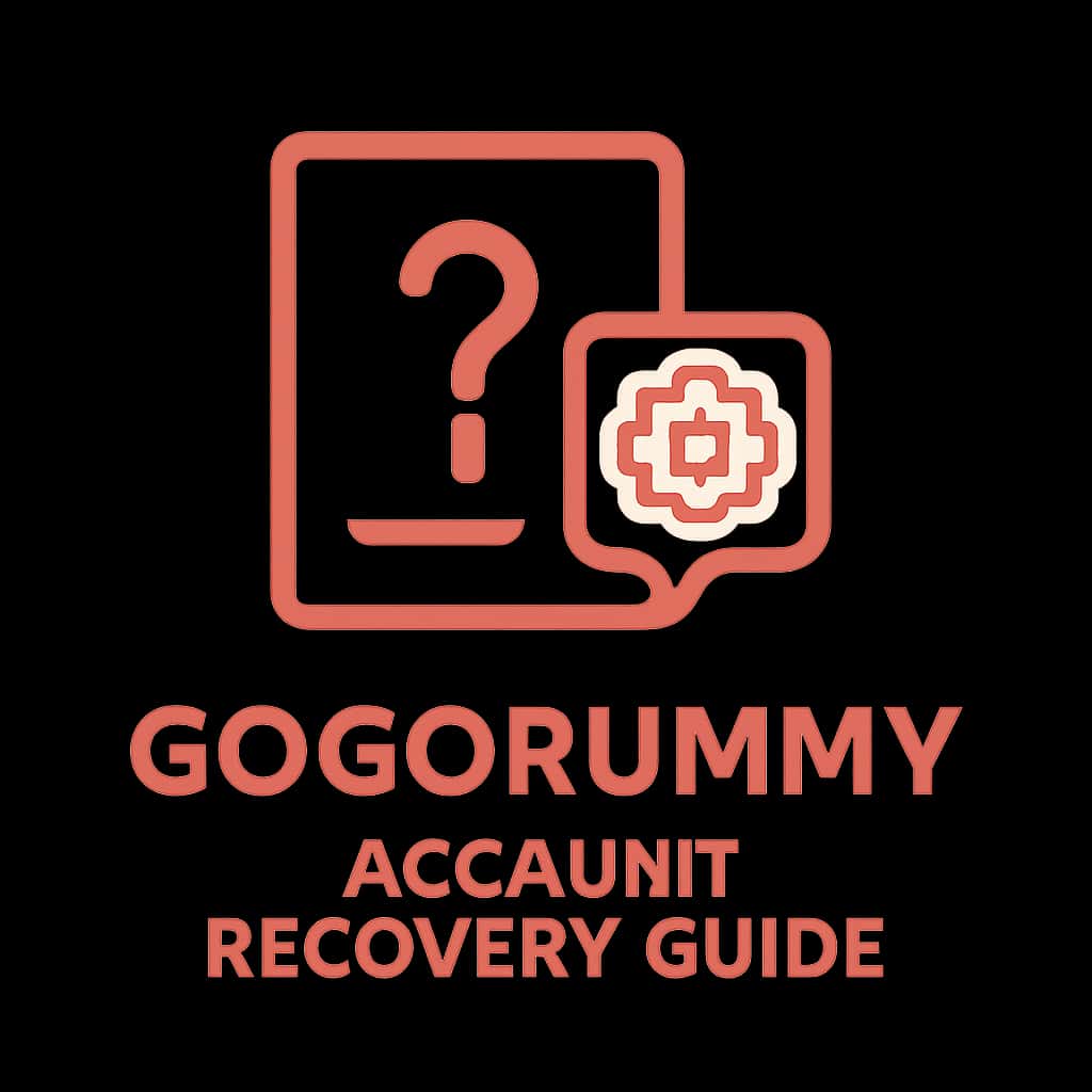 Icon representing Gogorummy Account Recovery Guide.