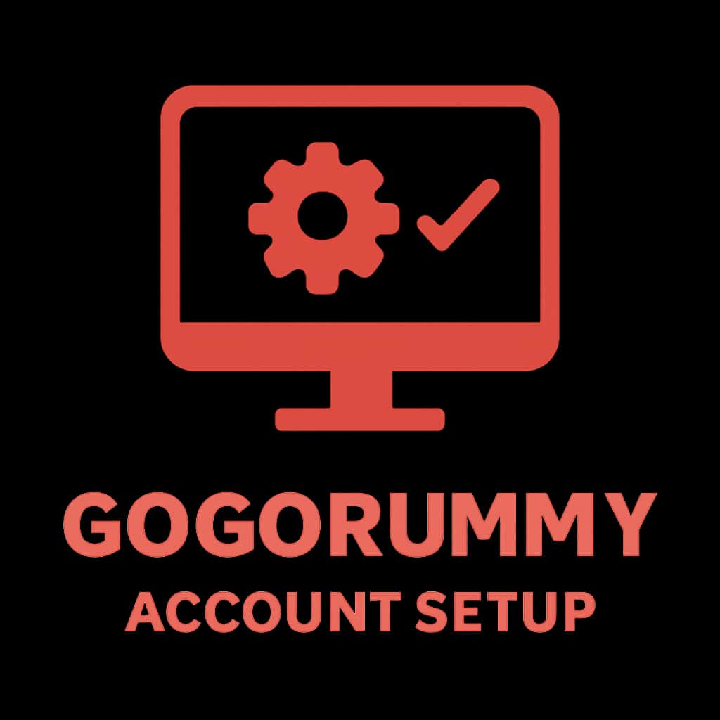 A professional badge symbolizing the guidance on Gogorummy account setup.