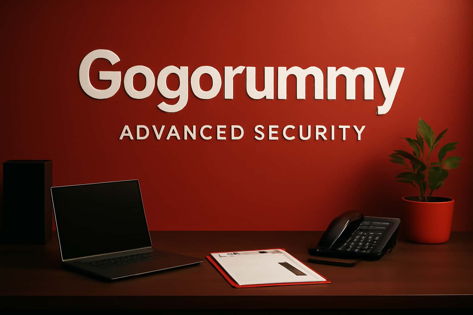 A professional representation of Gogorummy Advanced Security with a focus on user account protection.