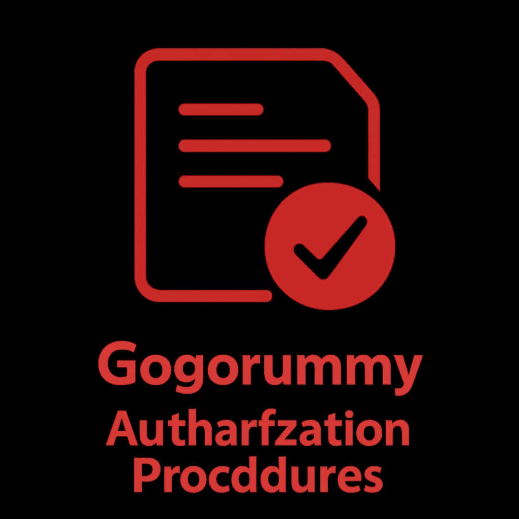 A badge representing Gogorummy Authorization Procedures.