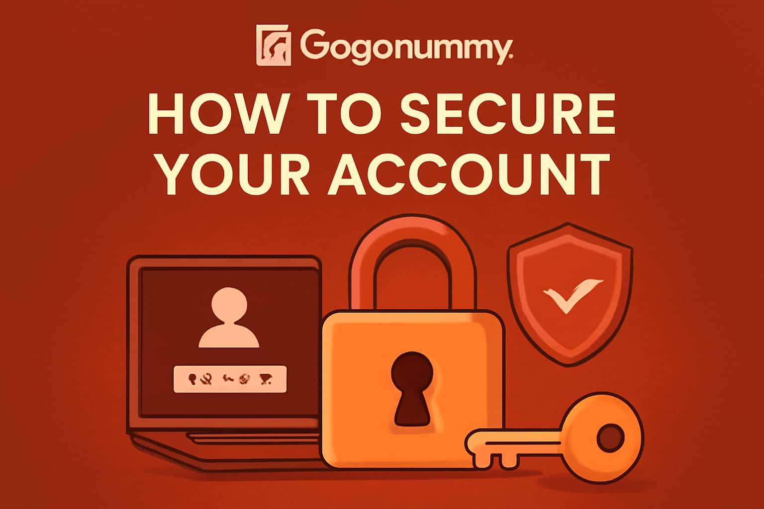 Informative scene on securing a Gogorummy account with relevant features and tips.