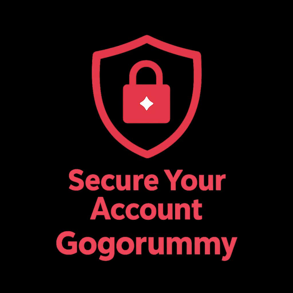 A professional badge symbolizing the security of a Gogorummy account.